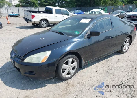 2007 Honda Accord 3.0 Ex из США, поврежденный, VIN 1HGCM81677A007844
